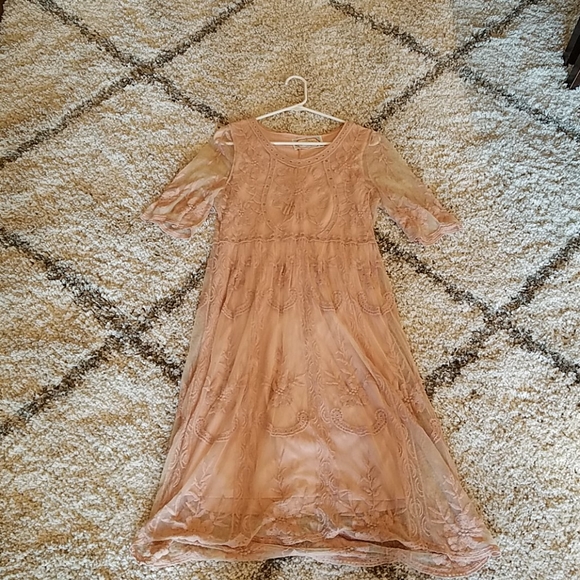 All in Pink Lace Dress - Picture 6 of 10